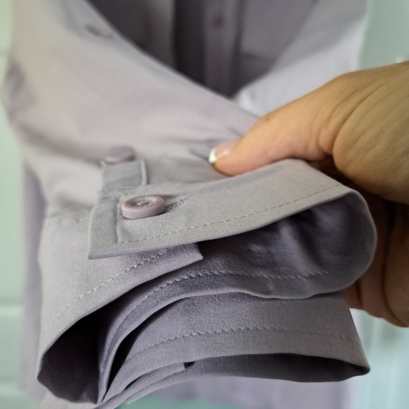 Eddie Bauer mauve shirt NWOT - Picture 3 of 4